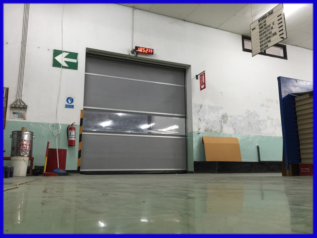high speed door indonesia, rapid door, speed sheet shutter, roll up door 